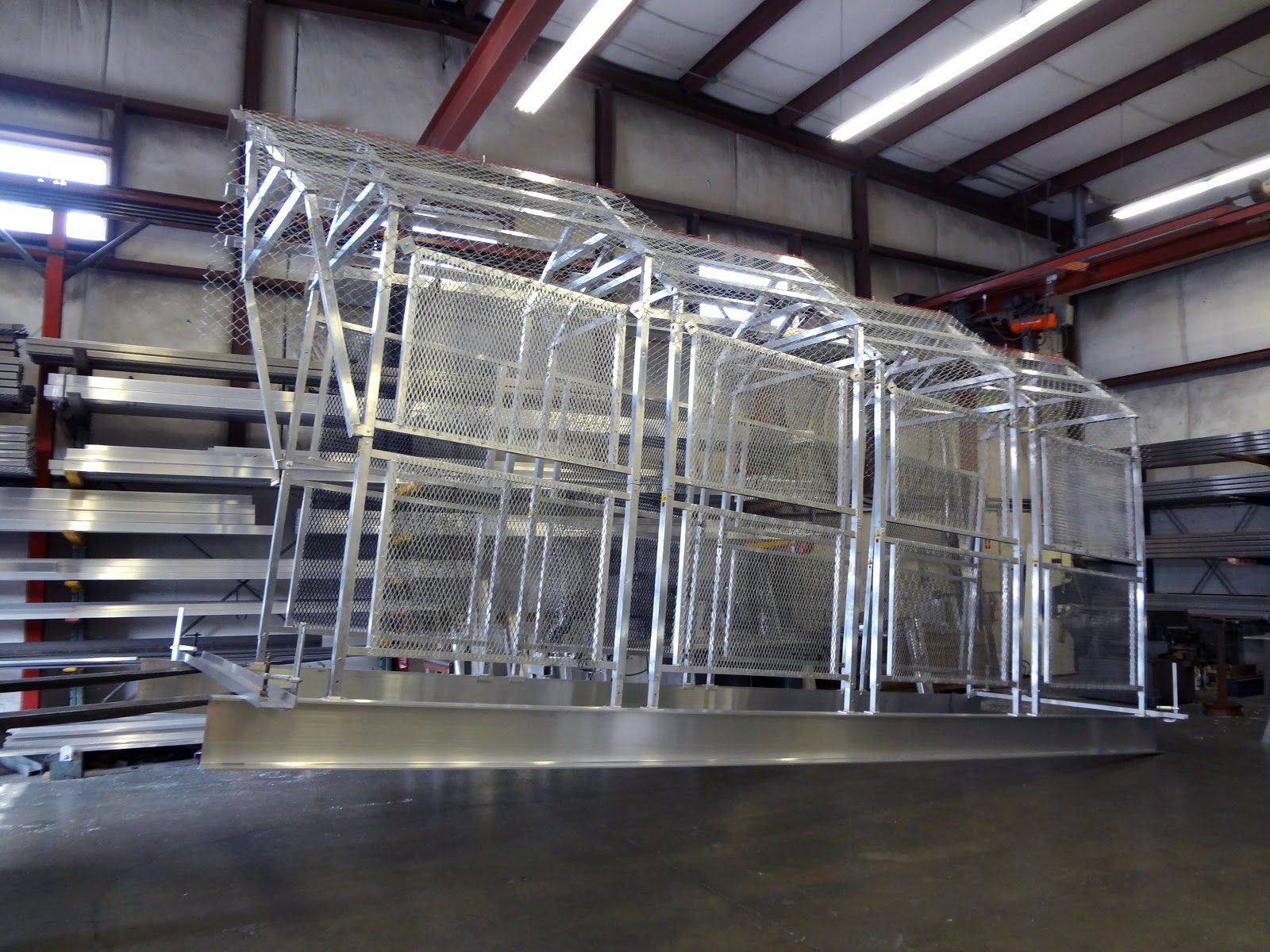 Custom Ramp Tunnel Cage System for Titan Cement